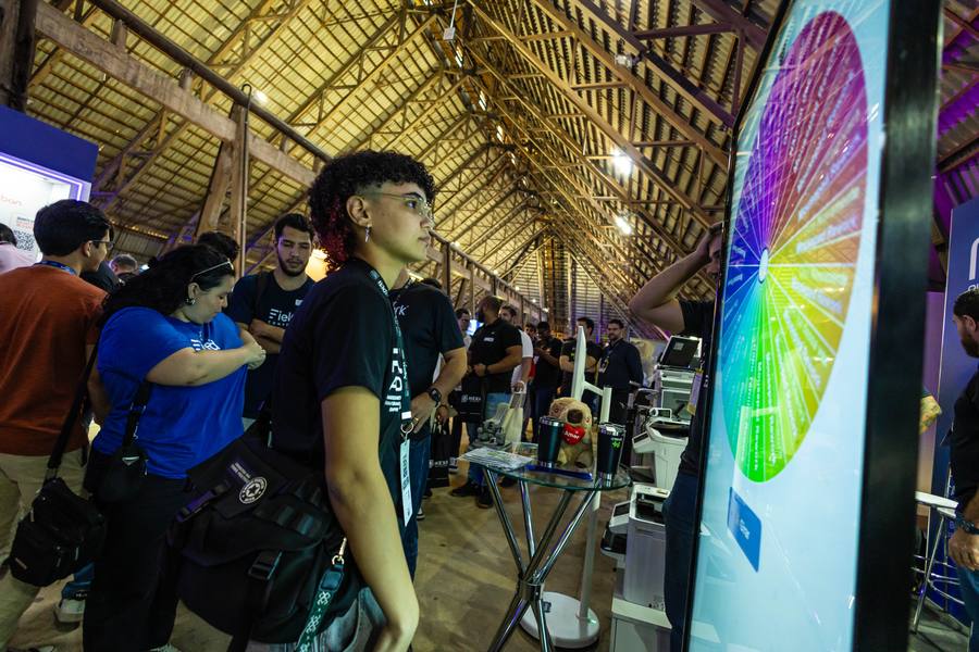 Estande Rework e Epson em pleno funcionamento